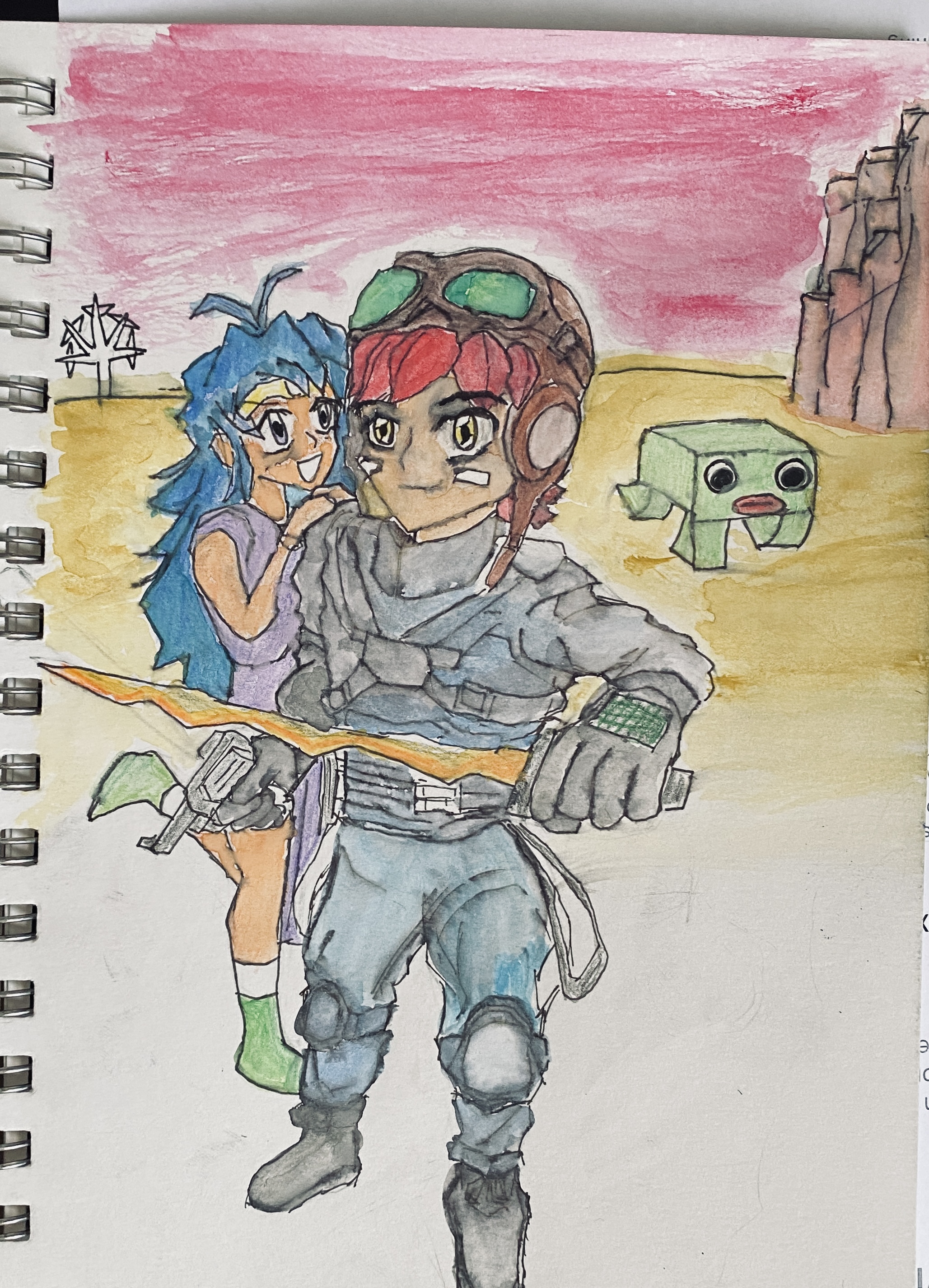 my watercolor drawing